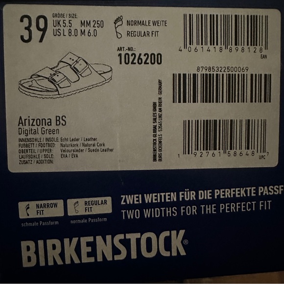 Birkenstock Arizona sandals Brand New in box never worn - Picture 4 of 4